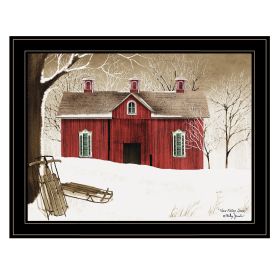 Trendy Decor 4U "New Fallen Snow" Framed Wall Art, Modern Home Decor Framed Print for Living Room, Bedroom & Farmhouse Wall Decoration by Billy J